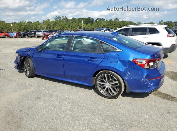 2HGFE1F95NH314285 2022 HONDA CIVIC Blue Trasero izquierdo