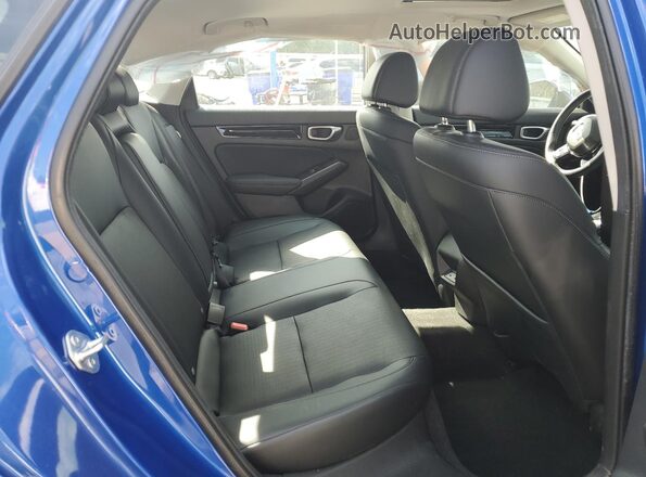 2HGFE1F95NH314285 2022 HONDA CIVIC Blue Vista de los asientos traseros