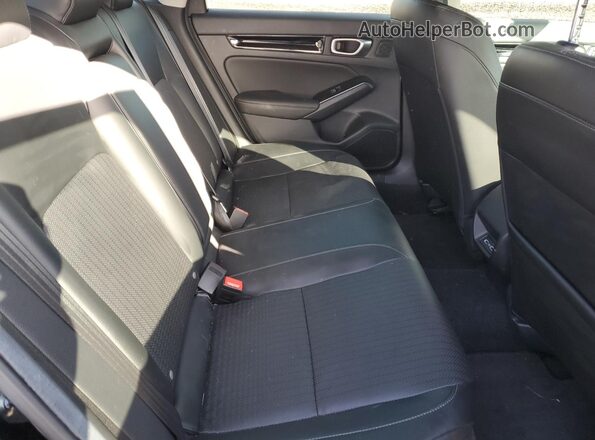 2HGFE1F9XRH321593 2024 HONDA CIVIC Black უკანა სავარძლების ხედი