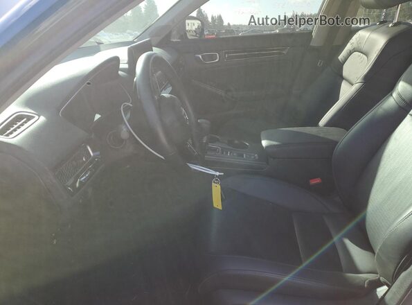 2HGFE1F9XRH321593 2024 HONDA CIVIC Black წინა სალონის ხედი