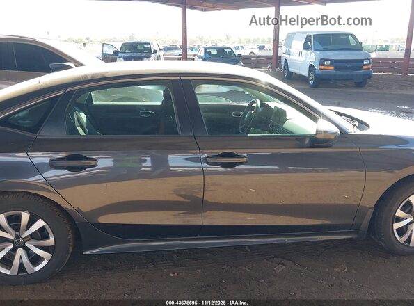 2HGFE2F21NH549078 2022 HONDA CIVIC Gray Widok wnętrza 360 stopni