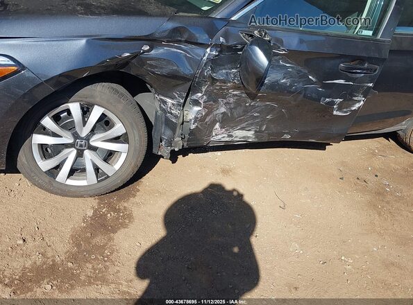 2HGFE2F21NH549078 2022 HONDA CIVIC Gray Widok z przodu