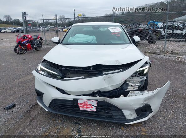 2HGFE2F23NH520519 2022 HONDA CIVIC White ხელსაწყოთა პანელის ხედი