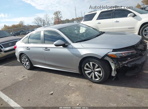 2HGFE2F24NH518228 2022 HONDA CIVIC Silver Rear interior view