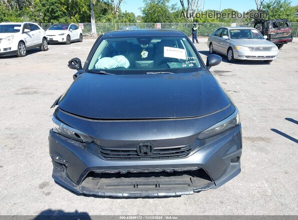 2HGFE2F25NH524989 2022 HONDA CIVIC Blue Սալոնի հետևի տեսք