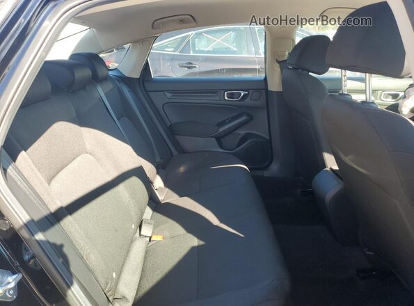 2HGFE2F27SH600627 2025 HONDA CIVIC Black Հետևի նստատեղերի տեսք