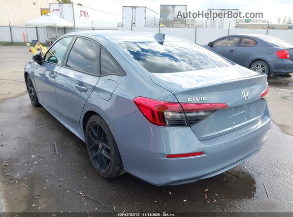 2HGFE2F52NH593021 2022 HONDA CIVIC Серый Задняя левая четверть