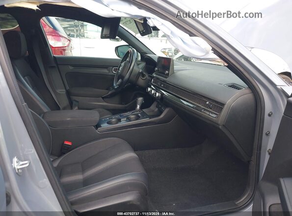2HGFE2F52NH593021 2022 HONDA CIVIC Серый Вид салона спереди