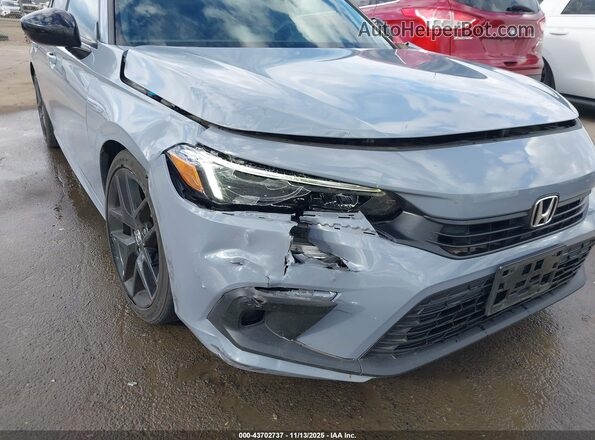 2HGFE2F52NH593021 2022 HONDA CIVIC Серый Вид спереди