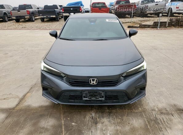 2HGFE2F52PH567358 2023 HONDA CIVIC Gray Вид спереду