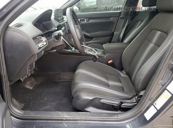 2HGFE2F52PH567358 2023 HONDA CIVIC Gray Вид салону спереду