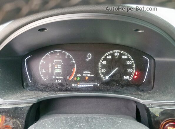 2HGFE2F52PH567358 2023 HONDA CIVIC Gray Вид щитка приладів