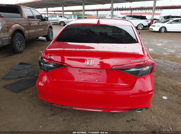 2HGFE2F53NH587390 2022 HONDA CIVIC Red 