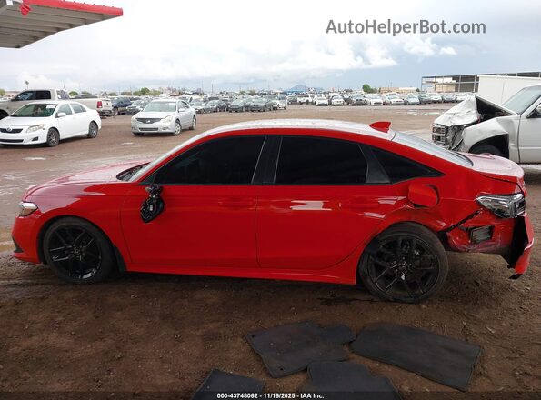 2HGFE2F53NH587390 2022 HONDA CIVIC Red 
