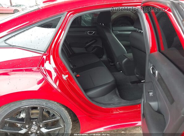 2HGFE2F53NH587390 2022 HONDA CIVIC Red Вид наклейки з VIN-кодом