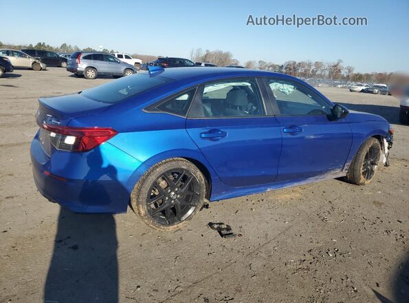 2HGFE2F54NH522113 2022 HONDA CIVIC Blue Rear right