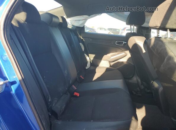 2HGFE2F54NH522113 2022 HONDA CIVIC Blue Rear seats view