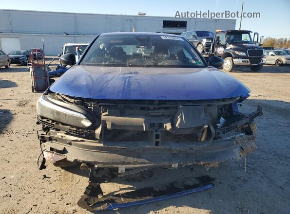 2HGFE2F54NH522113 2022 HONDA CIVIC Blue Front view
