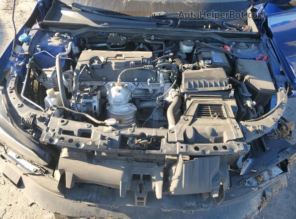 2HGFE2F54NH522113 2022 HONDA CIVIC Blue Rear interior view