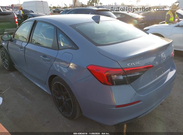 2HGFE2F54NH581971 2022 HONDA CIVIC Синий Задняя левая четверть