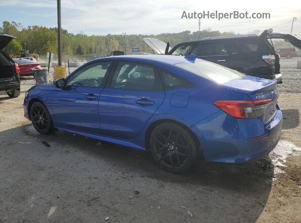 2HGFE2F54PH564686 2023 HONDA CIVIC Blue უკანა მარცხენა