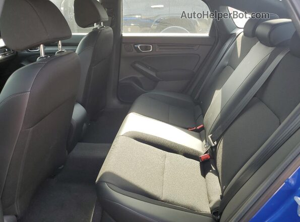 2HGFE2F54PH564686 2023 HONDA CIVIC Blue უკანა სავარძლების ხედი