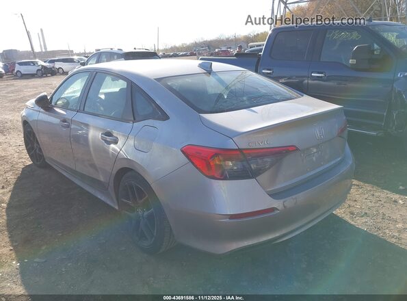 2HGFE2F54RH514566 2024 HONDA CIVIC Серебряный Задняя левая четверть