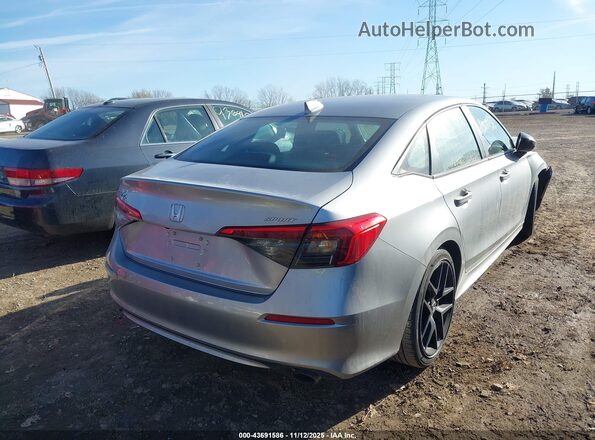 2HGFE2F54RH514566 2024 HONDA CIVIC Серебряный Задняя правая четверть