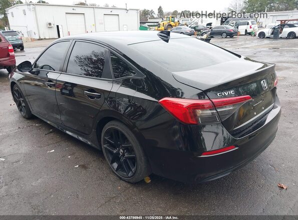 2HGFE2F56NH568641 2022 HONDA CIVIC Black Задня ліва чверть