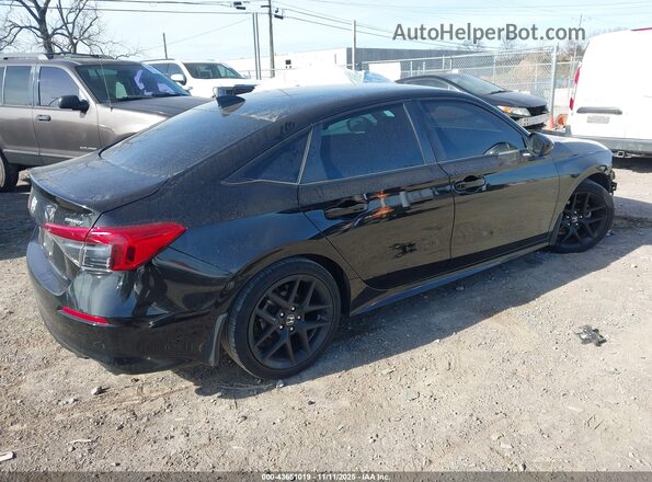 2HGFE2F57NH544090 2022 HONDA CIVIC Black უკანა მარჯვენა