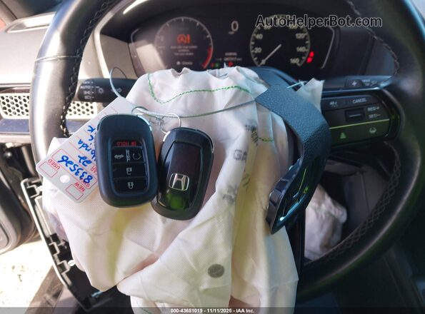 2HGFE2F57NH544090 2022 HONDA CIVIC Black წინა პანელის ხედი