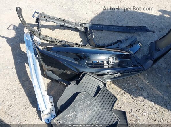 2HGFE2F57NH544090 2022 HONDA CIVIC Black ხელსაწყოთა პანელის ხედი