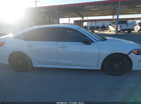 2HGFE2F58PH547311 2023 HONDA CIVIC White უკანა სალონის ხედი