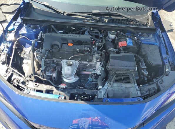 2HGFE2F58RH587844 2024 HONDA CIVIC Blue Widok wnętrza z tyłu