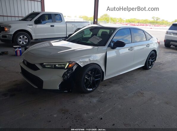 2HGFE4F84TH318348 2026 HONDA CIVIC White Առջևի ձախ երեք քառորդ տեսարան