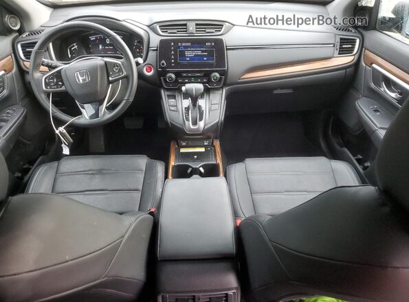 2HKRW2H92NH657607 2022 HONDA CR-V Gray Widok deski rozdzielczej