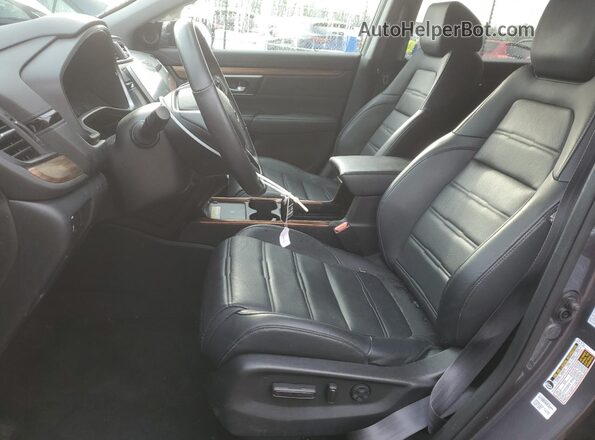 2HKRW2H92NH657607 2022 HONDA CR-V Gray Widok wnętrza z przodu