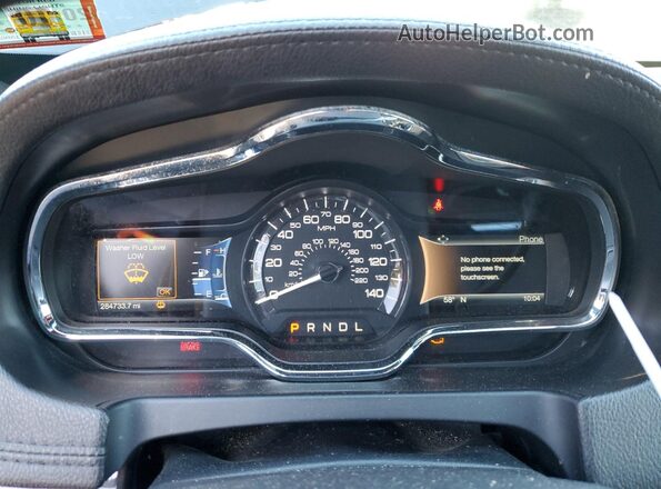 2LMHJ5NK2HBL01824 2017 LINCOLN MKT Black Սարքավորումների վահանակի տեսք