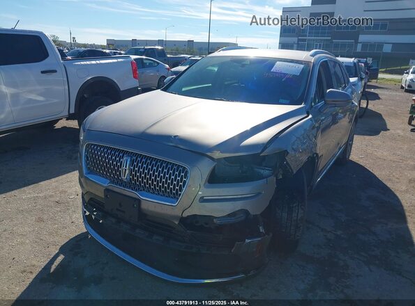 2LMPJ6J90MBL14022 2021 LINCOLN NAUTILUS Brown წინა მარცხენა ხედი სამი მეოთხედიდან