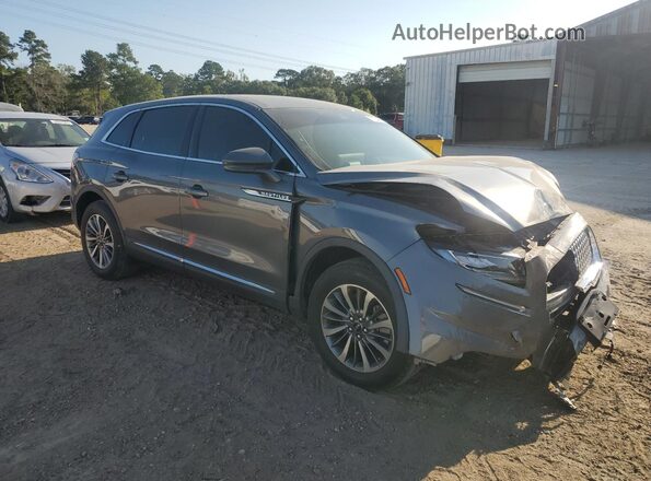 2LMPJ6J91MBL00503 2021 LINCOLN NAUTILUS Gray Delantero derecho