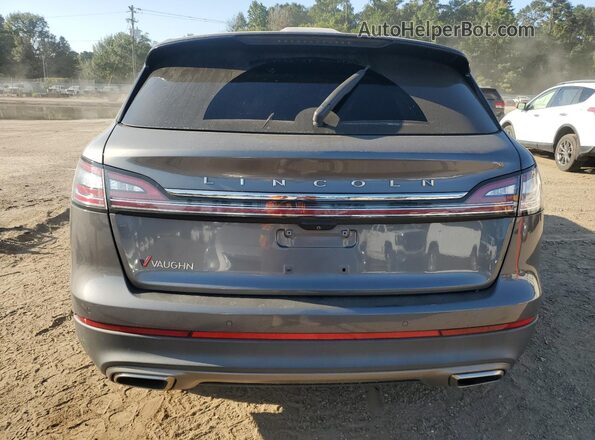 2LMPJ6J91MBL00503 2021 LINCOLN NAUTILUS Gray Vista trasera