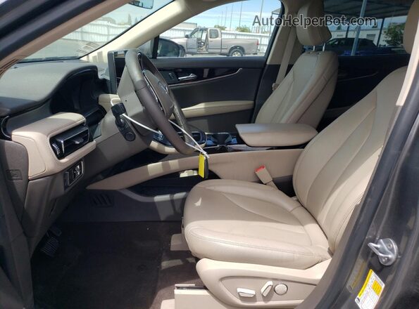 2LMPJ6J91NBL25824 2022 LINCOLN NAUTILUS Gray წინა სალონის ხედი
