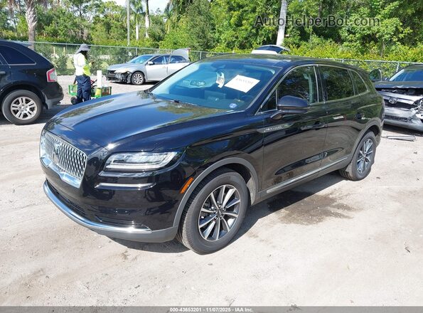 2LMPJ6J92MBL04320 2021 LINCOLN NAUTILUS Черный Передняя левая четверть