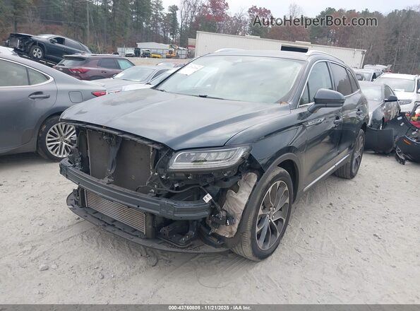 2LMPJ6K90NBL05174 2022 LINCOLN NAUTILUS Black Front left