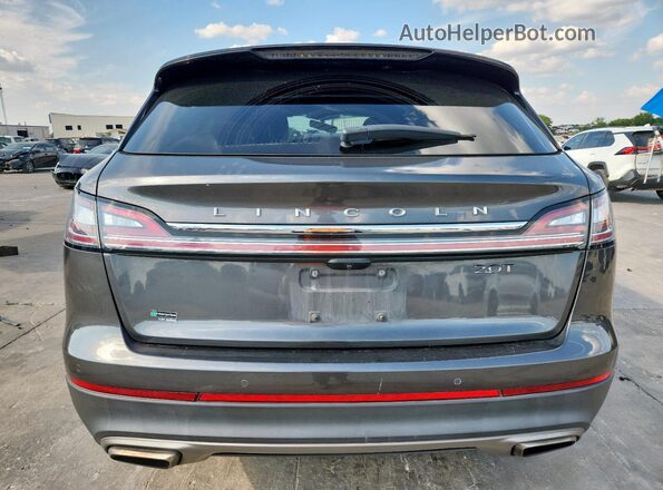 2LMPJ6K91LBL14060 2020 LINCOLN NAUTILUS Gray Rear view