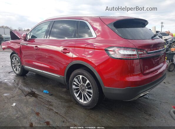 2LMPJ6K97KBL15969 2019 LINCOLN NAUTILUS Red Rear left