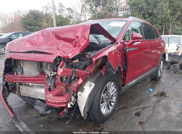 2LMPJ6K97KBL15969 2019 LINCOLN NAUTILUS Red Front view