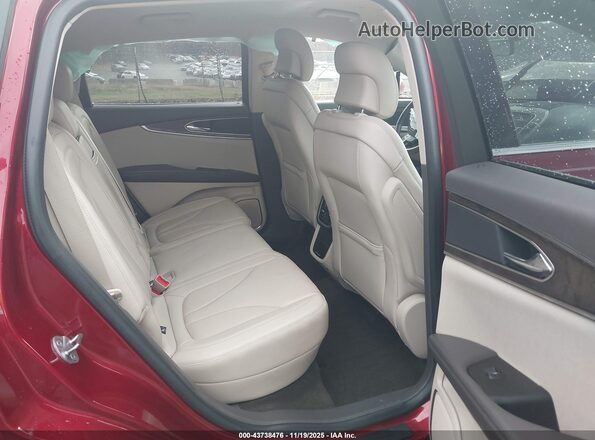 2LMPJ6K97KBL15969 2019 LINCOLN NAUTILUS Red VIN sticker view