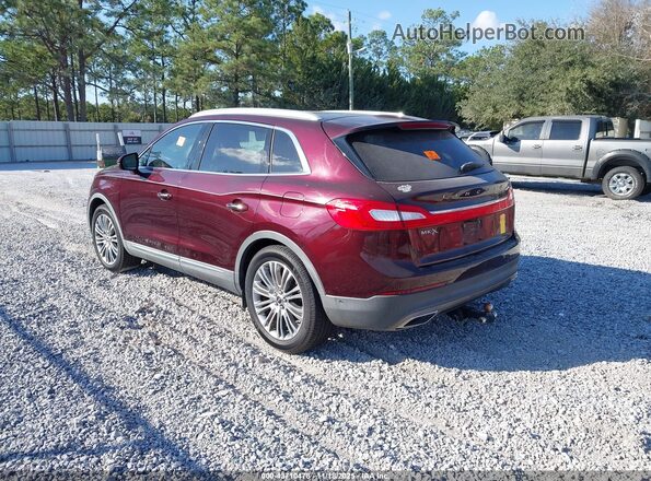 2LMPJ6LR3JBL43183 2018 LINCOLN MKX Burgundy 