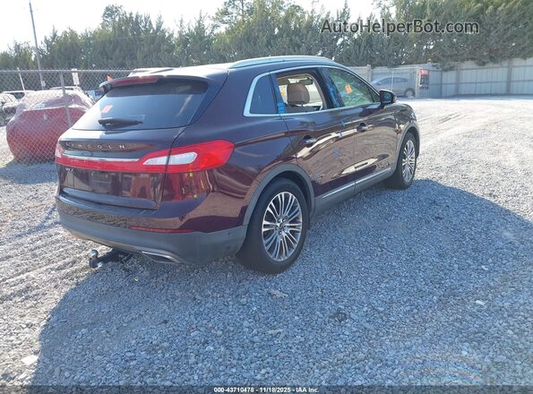2LMPJ6LR3JBL43183 2018 LINCOLN MKX Burgundy 